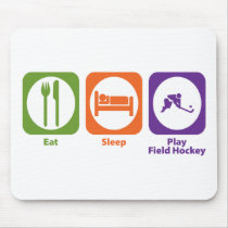 Eat Sleep Play Field Hockey Mouse Mats