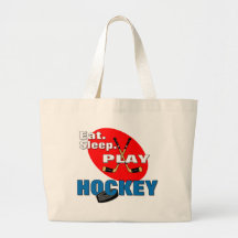 Eat Sleep Play Hockey Bags