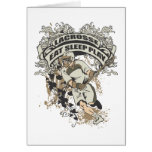 Eat, Sleep, Play Lacrosse Greeting Cards