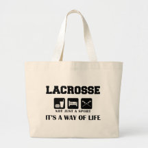 Eat Sleep Play Lacrosse Tote Bags