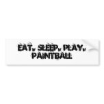 Eat Sleep Play Paintball Bumper Stickers