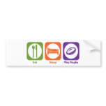 Eat Sleep Play Rugby Bumper Stickers
