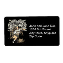 Eat, Sleep Play Rugby Custom Shipping Label