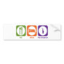 Eat Sleep Play Saxophone Bumper Stickers