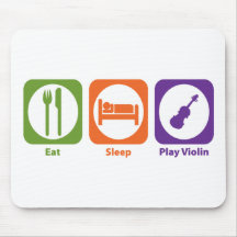Eat Sleep Play Violin Mouse Mats