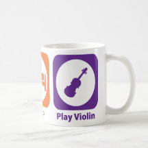 Eat Sleep Play Violin Mugs