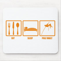Eat Sleep Pole Vault Mouse Mat