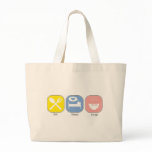 Eat Sleep Poop Canvas Bag