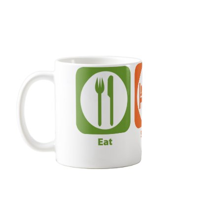 Eat Sleep Practice Psychology Coffee Mug by 1000suns