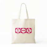 Eat sleep pray pink canvas bags