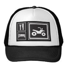 Eat Sleep QUAD! Hats