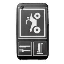 Eat Sleep QUAD! iPhone 3 Case-Mate Cases