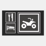 Eat Sleep QUAD! Stickers