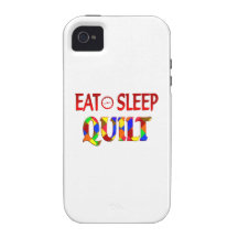 Eat Sleep Quilt Vibe iPhone 4 Covers