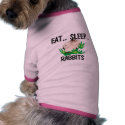 Eat Sleep RABBITS pet clothing