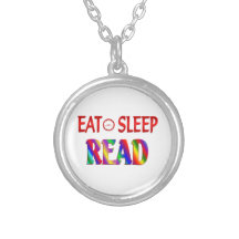 Eat Sleep Read Necklaces