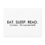 Eat, Sleep, Read Postcard (Funny)