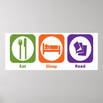 Eat Sleep Read Posters