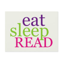 Eat, Sleep, READ - Retro