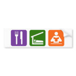 Eat Sleep Reading bumper stickers