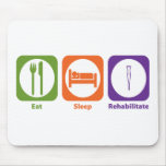 Eat Sleep Rehabilitate Mouse Mats