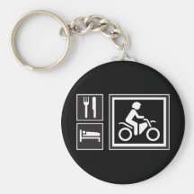 Eat. Sleep. RIDE! Key Chains