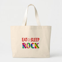 Eat Sleep Rock Canvas Bag
