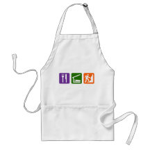 Eat Sleep Rock Climbing 2 Aprons