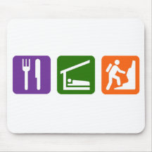 Eat Sleep Rock Climbing 2 Mousepad