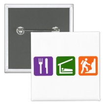 Eat Sleep Rock Climbing 2 Pins
