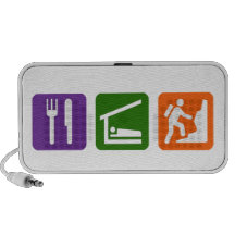 Eat Sleep Rock Climbing Laptop Speakers