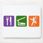 Eat Sleep Rock Climbing Mouse Pad