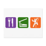 Eat Sleep Rock Climbing Post Cards