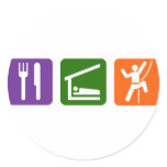 Eat Sleep Rock Climbing Sticker