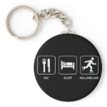 Eat Sleep Rollerblade Keychain