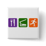 Eat Sleep Rollerblading Pins