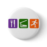 Eat Sleep Rollerblading Buttons