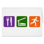 Eat Sleep Rollerblading Cards