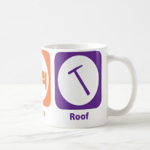 Eat Sleep Roof Coffee Mugs