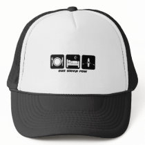 eat sleep row hat