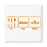 Eat Sleep Rowing Fridge Magnet