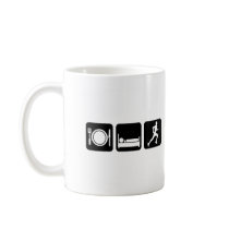 eat sleep run mug