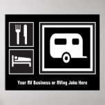 Eat Sleep RV Print