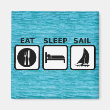 Eat Sleep Sail Magnets