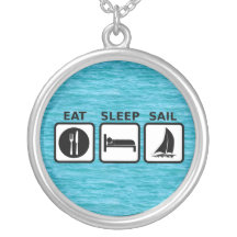 Eat Sleep Sail Pendant