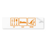 Eat Sleep Sailing Bumper Stickers