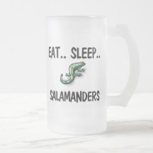 Eat Sleep SALAMANDERS Mugs