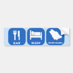 Eat Sleep Saudi Arabia Bumper Stickers