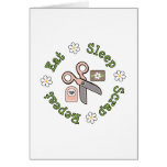 Eat Sleep Scrap Repeat Greeting Card