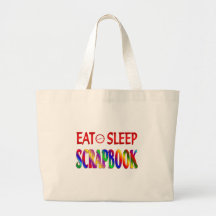 Eat Sleep Scrapbook Bags